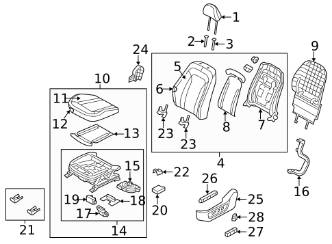 Heated Seats for 2012 Kia Optima #1