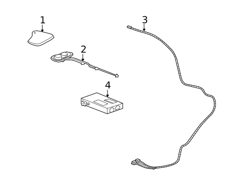 Antenna & Radio for 2009 Cadillac STS #0