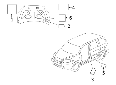 Labels for 2008 Honda Pilot #0