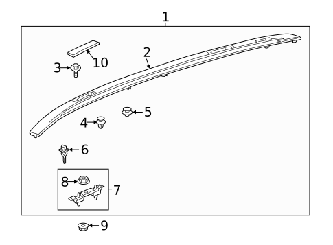 Luggage Carrier for 2019 Toyota RAV4 #3