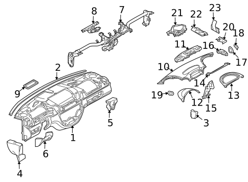 Instrument Panel for 2004 Dodge Sprinter 2500 #0