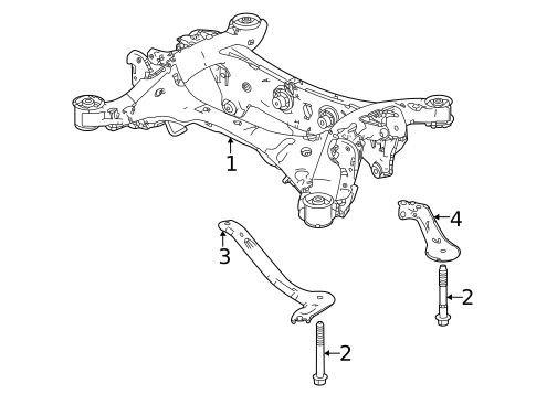 Suspension Mounting for 2023 Acura MDX #2