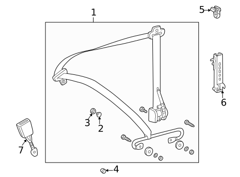 Seat Belt for 2002 Mercedes-Benz CLK430 #0