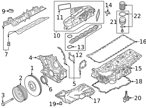 Engine Parts for 2020 BMW M760i xDrive #0