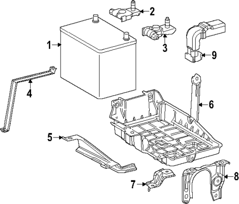 Battery for 2025 Toyota Tacoma #1