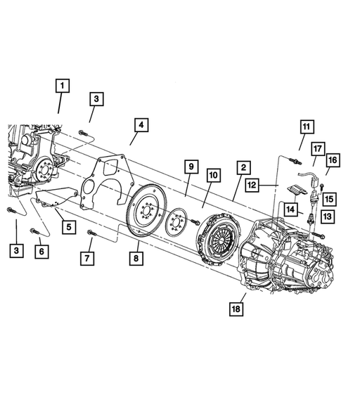 Transaxle Assembly for 2003 Chrysler Sebring #1