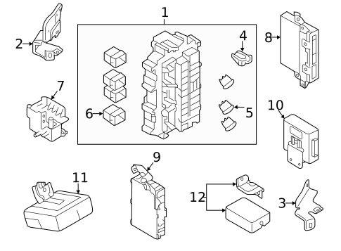 Electrical Components for 2014 INFINITI Q70 #3