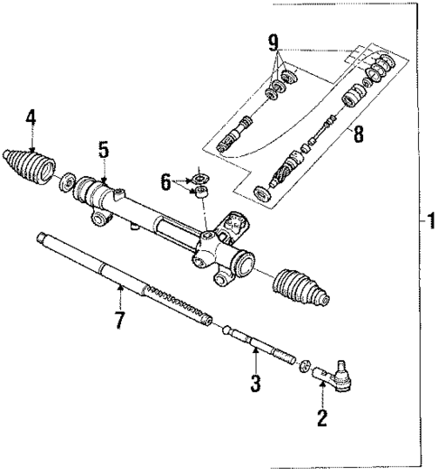Steering Gear & Linkage for 1985 Ford LTD #3