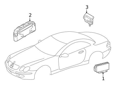 Electrical Components for 2011 Mercedes-Benz SL 550 #2