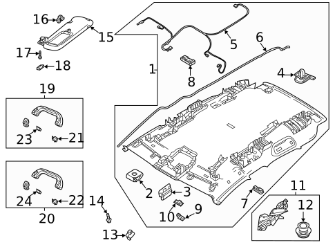 Interior Trim - Roof for 2023 Mazda 3 #5