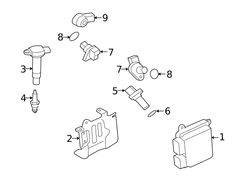 Powertrain Control for 2010 Mitsubishi Outlander #0