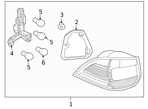 Tail Lamps for 2009 Volkswagen Jetta #0