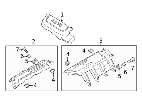 Engine Appearance Cover for 2012 Porsche Cayenne #0