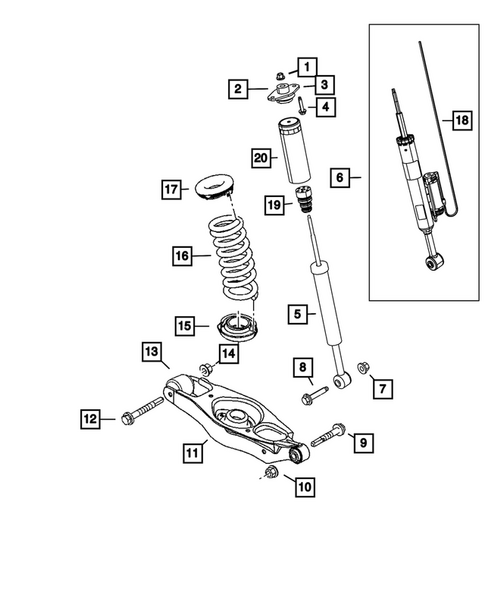 Rear Suspension and Cradle for 2016 Chrysler 300 #0