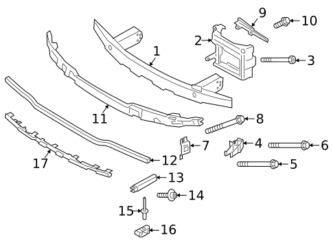 Bumper & Components - Front for 2022 BMW 330e xDrive #4
