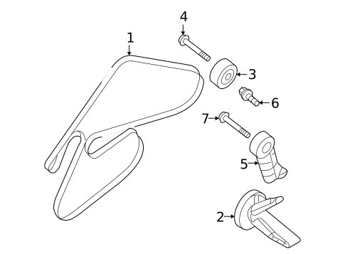 Belts & Pulleys for 2006 Kia Sedona #0