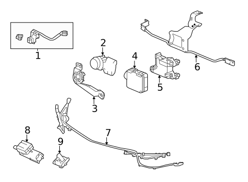 Electrical Components for 2023 Acura TLX #1