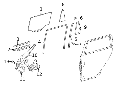 Rear Door for 2011 Scion xB #0