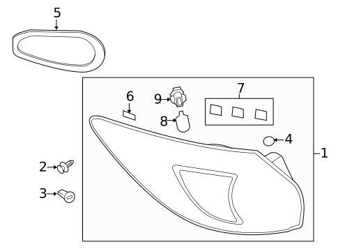 Tail Lamps for 2016 Mazda CX-5 #2