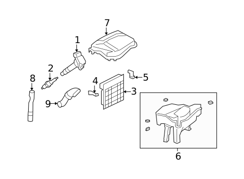 Powertrain Control for 2007 Lexus LS460 #1
