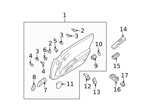 Door for 2005 Nissan 350Z #2