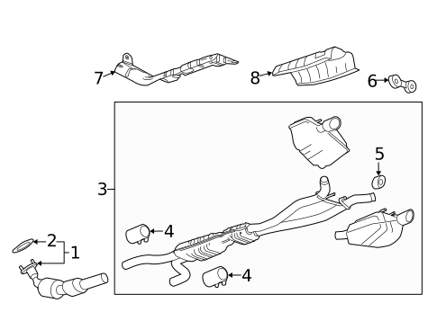 Exhaust Components for 2014 Chevrolet Camaro #0