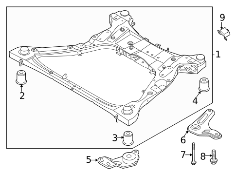 Suspension Mounting for 2023 Kia K5 #0