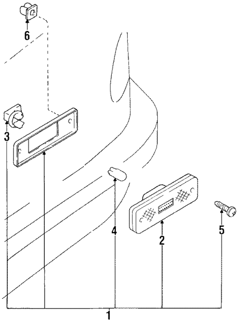 Side Marker Lamps for 1991 Toyota Corolla #1