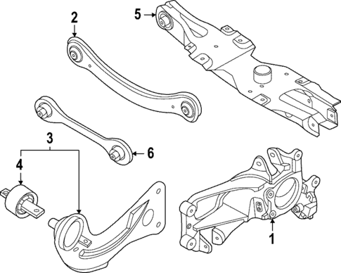 Rear Suspension for 2023 Ford Maverick #1