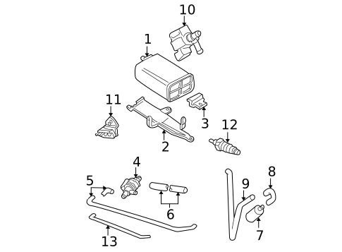 Emission Components for 2006 Volvo S60 #0