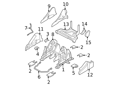 Tracks & Components for 2004 Ford Expedition #1