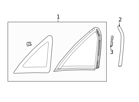 Glass & Hardware for 2017 Ford Focus #0