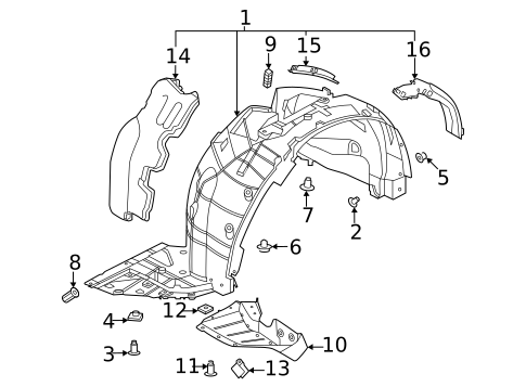 Fender & Components for 2023 Nissan ARIYA #0
