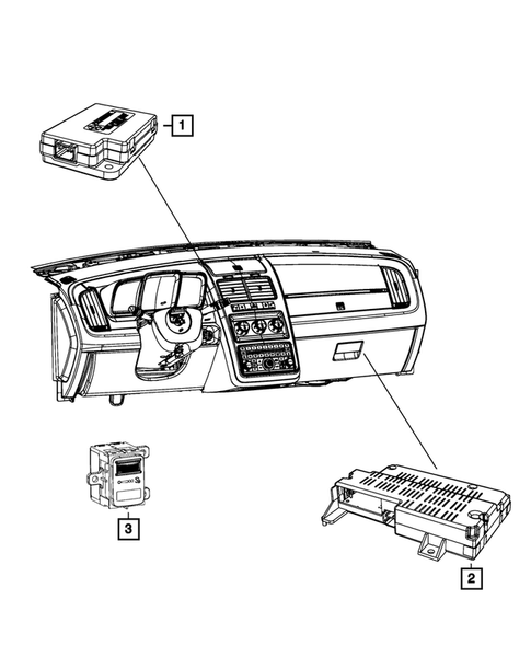Keys, Modules and Engine Controllers for 2016 Dodge Journey #4