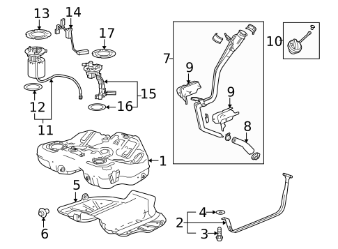 Gaskets & Sealing Systems for 2011 Buick LaCrosse #1