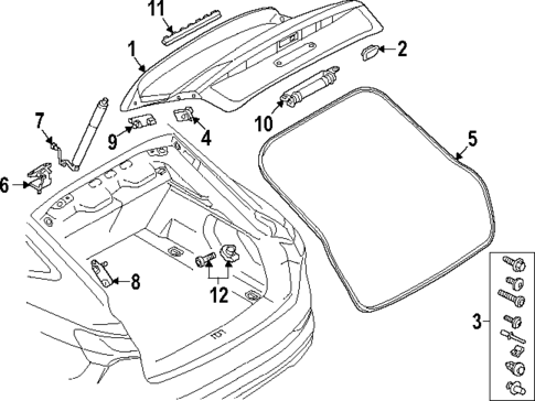 Gate & Hardware for 2025 Audi SQ8 e-tron Sportback #0