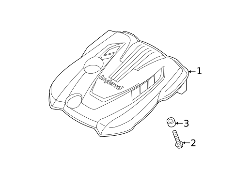 Engine Appearance Cover for 2012 Hyundai Sonata #1