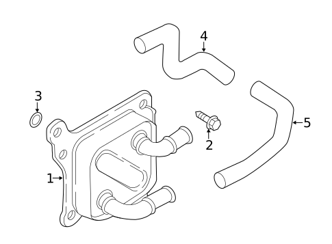 Engine Oil Cooler for 2018 Nissan Kicks #0