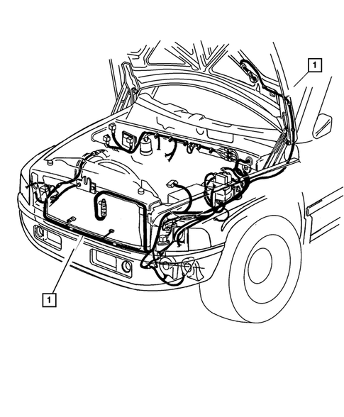Wiring-Headlamp to Dash for 2002 Dodge Ram 3500 #1