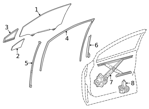 Front Door for 2016 Lexus RX450h #0