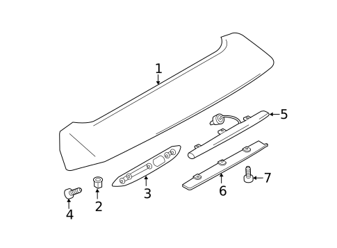 Spoiler for 2014 Nissan Rogue Select #0