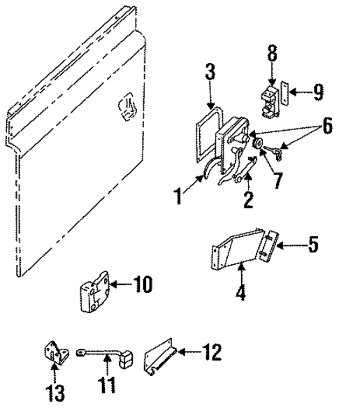 Door for 1995 Land Rover Defender 90 #1