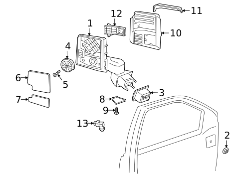 Mirrors for 2022 Chevrolet Silverado 1500 LTD #3