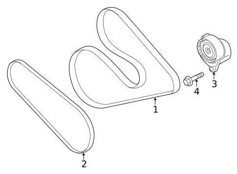 Belts & Pulleys for 2015 Ford Expedition #0