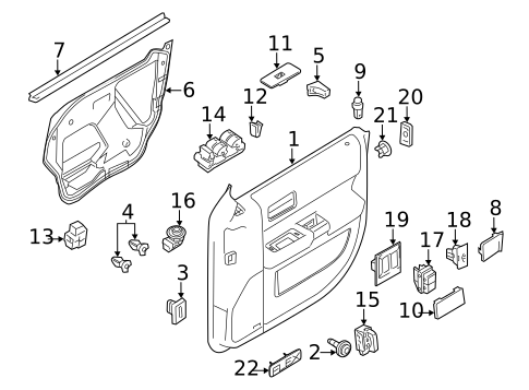 Switches, Solenoids & Actuators for 2010 Ford Flex #1