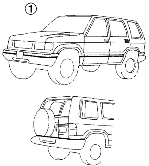 Stripe Tape for 1996 Acura SLX #0