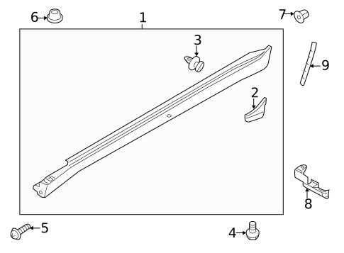 Exterior Trim - Pillars for 2014 INFINITI Q70 #0