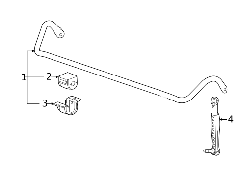 Stabilizer Bar & Components for 2024 Cadillac CT4 #0