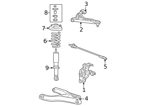 Suspension, Springs & Related Components for 2005 Mercury Mountaineer #3
