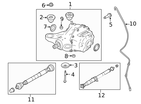 Axle & Differential for 2022 Land Rover Range Rover Sport #4